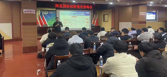 阿里国际站跨境外贸峰会在临沂五金城隆重召开