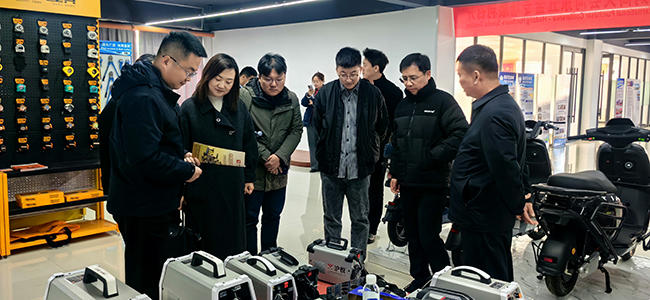 省商务厅车伟副处长一行莅临临沂五金城考察调研