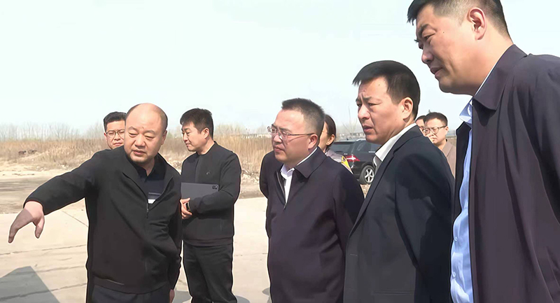 河东区委书记王玉东一行调研临沂五金城仓储物流项目